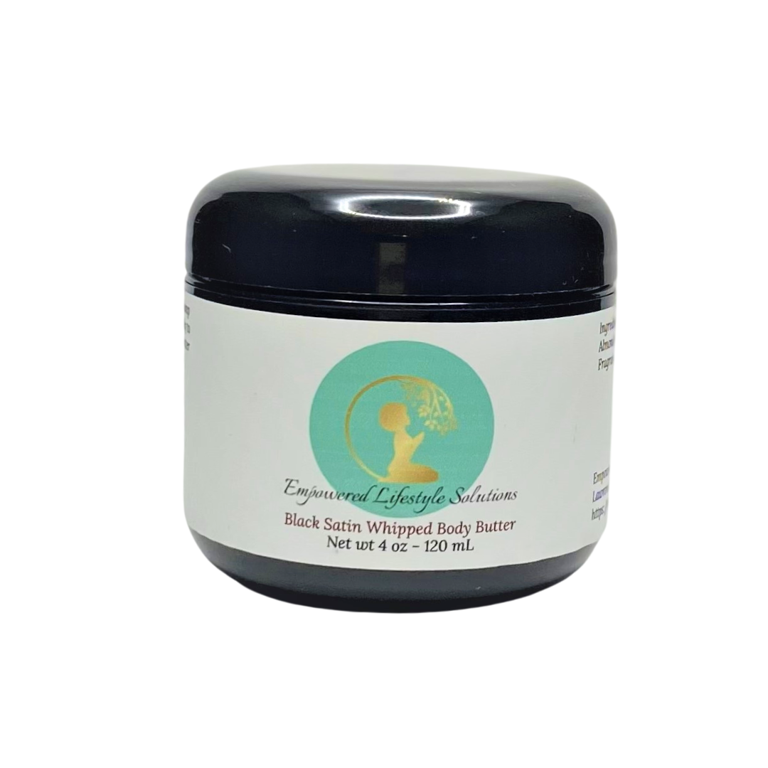 Black Satin Whipped Body Butter