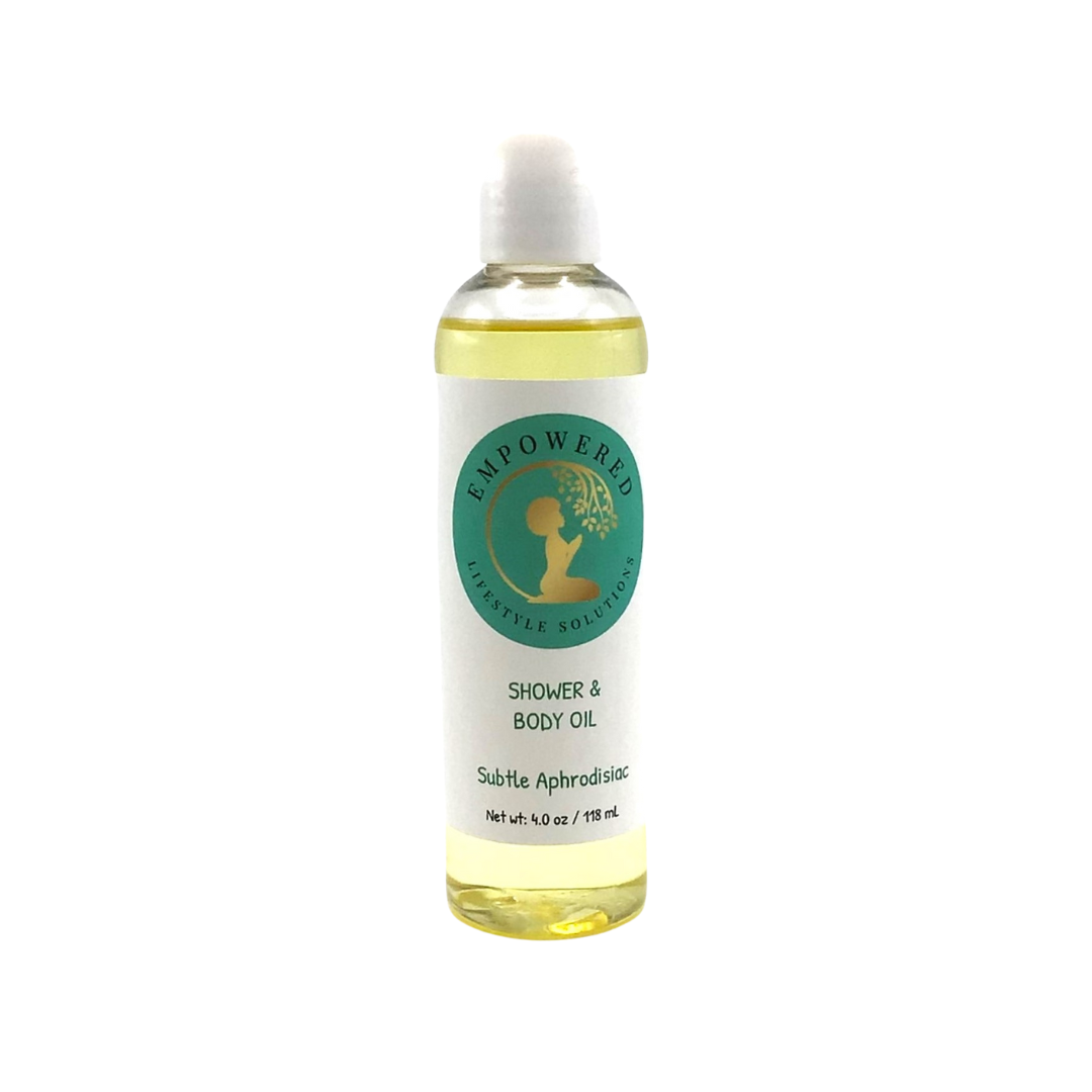 Subtle Aphrodisiac Shower & Massage Oil 4 oz