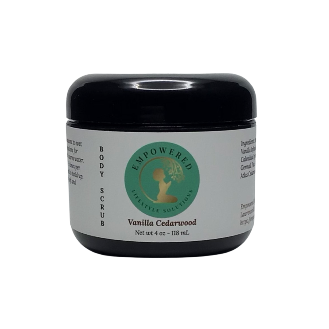 Vanilla Cedarwood Sugar Scrub 4 oz