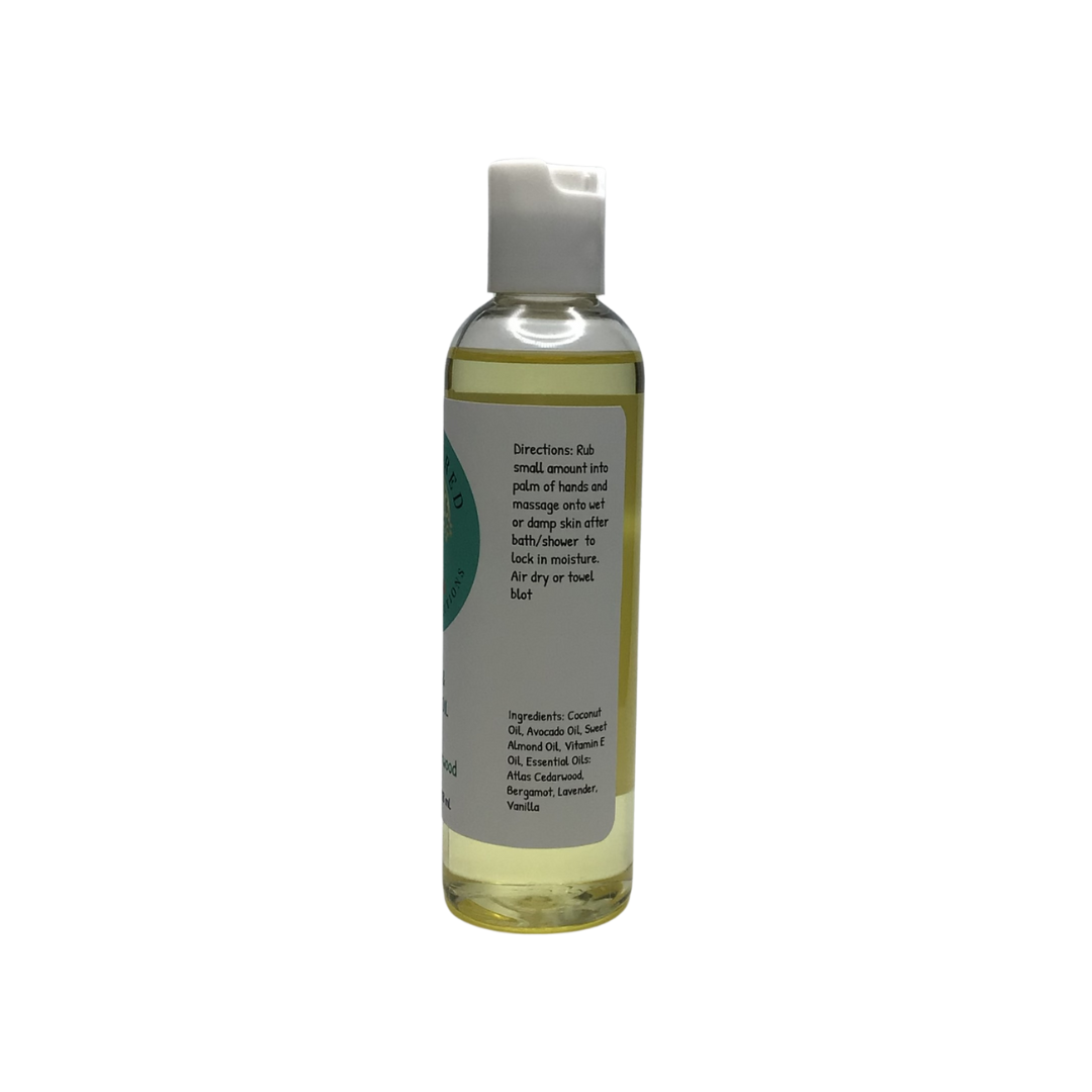 Vanilla Cedarwood Shower & Massage Oil 4 oz