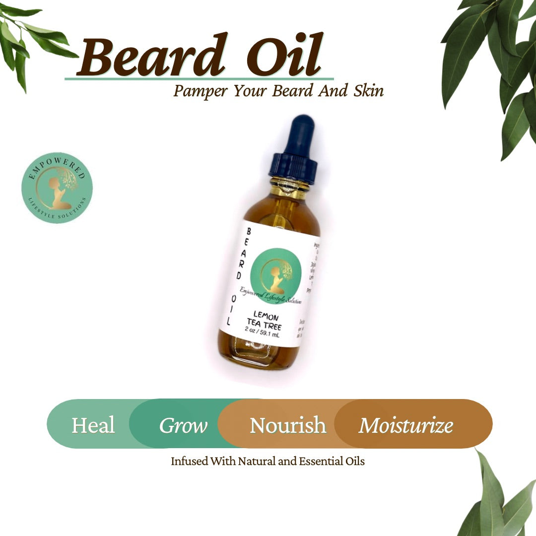 Lemon Tea Tree Beard Oil